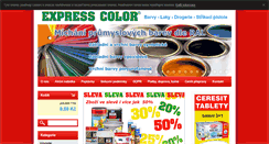 Desktop Screenshot of express-color.cz