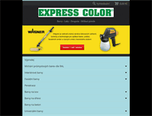 Tablet Screenshot of express-color.cz
